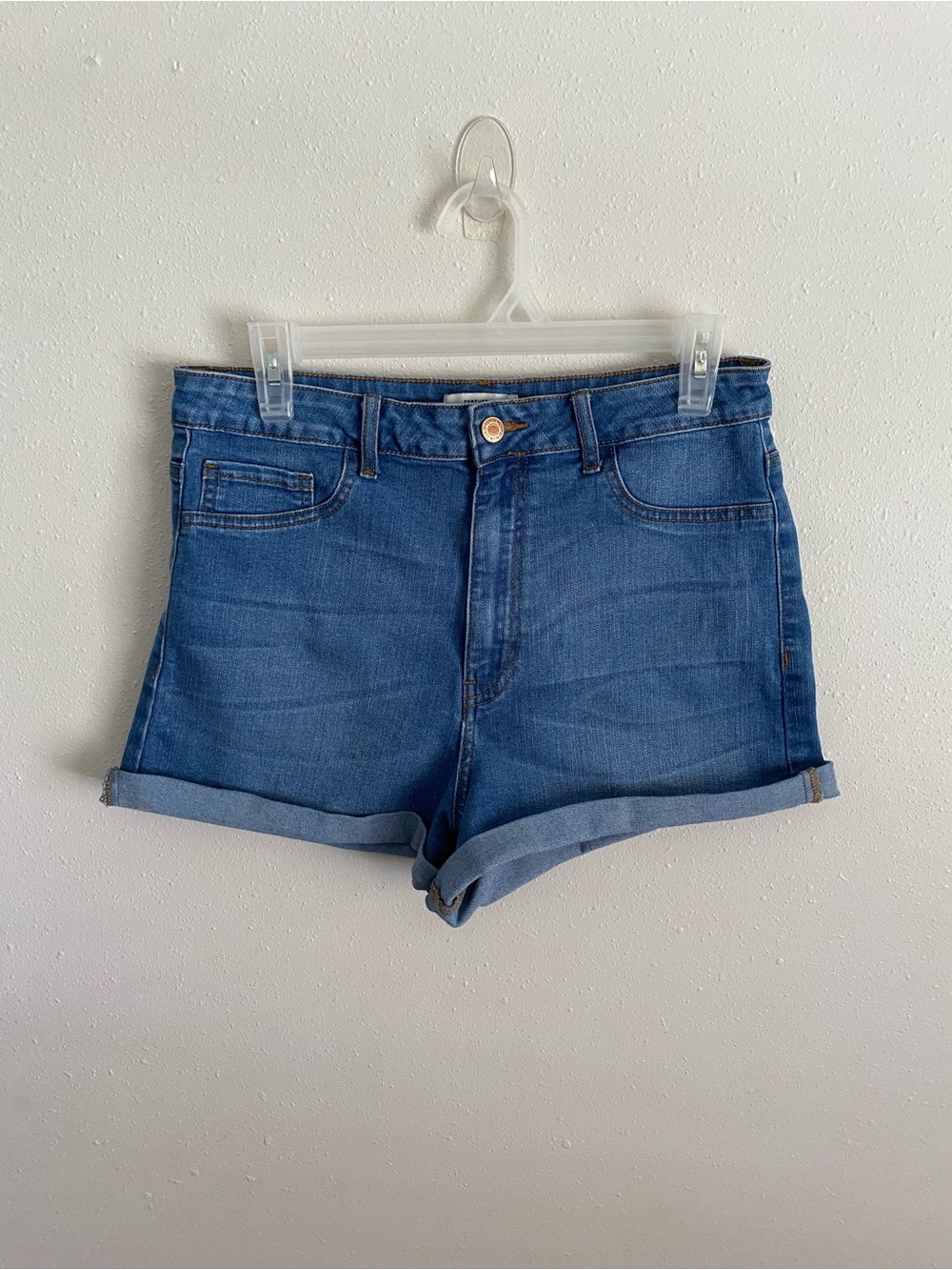 Forever 21 High Waist Denim Shorts Size 29